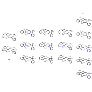 hexa[2-[3-(1,3-dihydro-1,3,3-trimethyl-2H-indol-2-ylidene)prop-1-enyl]-1,3,3-trimethyl-3H-indolium] [orthosilicato(4-)]triheptacontaoxotetracosamolybdate(6-)